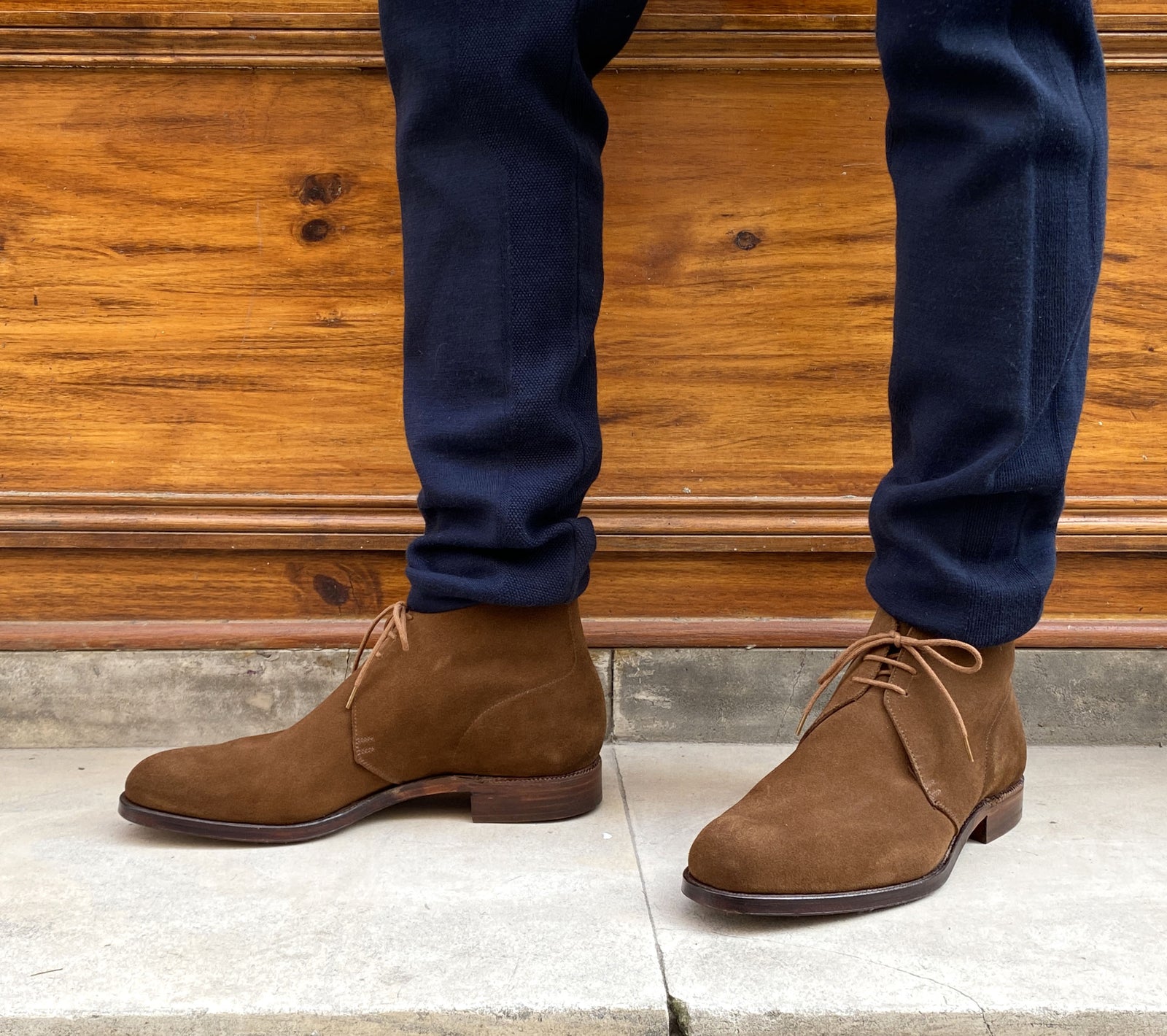 BOOTS CROCKETT AND JONES CHUKKA CJ Upper Shoes