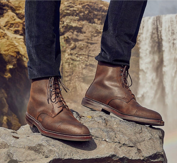 BOOTS CROCKETT AND JONES CONISTON ROUGHOUT Upper Shoes