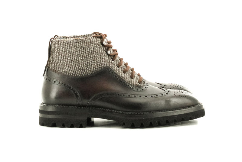 BOOTS 8005 MARRON/TWEED