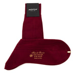 CHAUSSETTES ECOSSE BORDEAUX