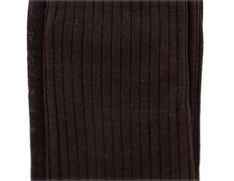 CHAUSSETTES ECOSSE MARRON FONCE