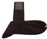 CHAUSSETTES ECOSSE MARRON FONCE