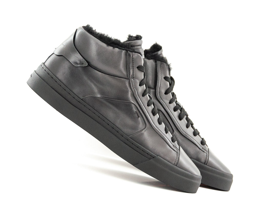 Santoni high top sneakers on sale