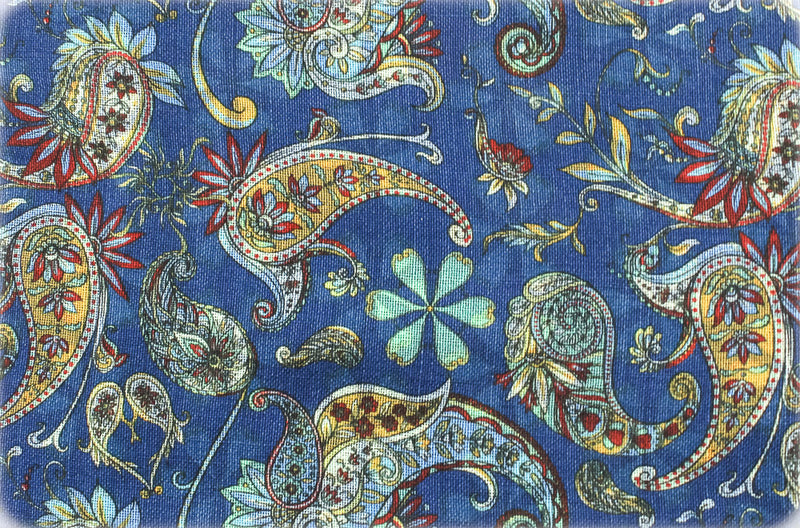 SCARF PARSIFAL CACHEMIRE BLEU