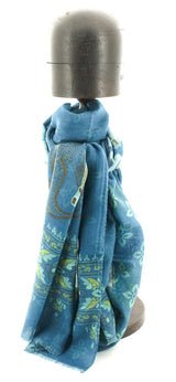 SCARF PARSIFAL ELEPHANT BLEU