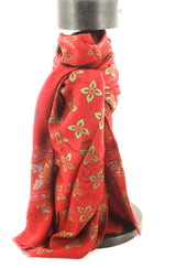 SCARF PARSIFAL ELEPHANT GRENAT