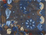 SCARF VERBIER FLEURS BLEU