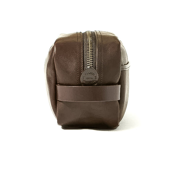 TRAVEL KIT LEATHER MARRON